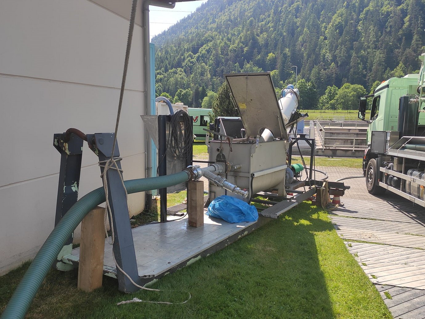 Mobile Rechengutanlage