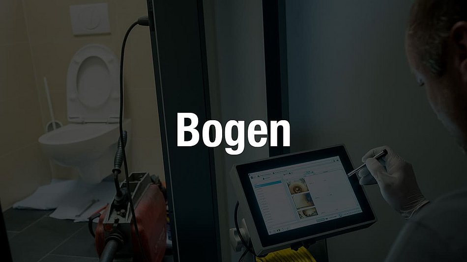 Rohrreiniger Rohrreinigung Bogen
