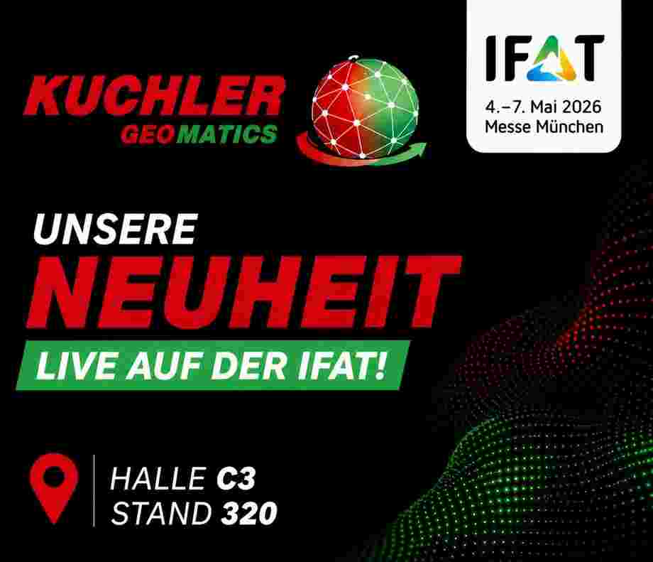 Kuchler Geomatics GmbH ist auf der IFAT