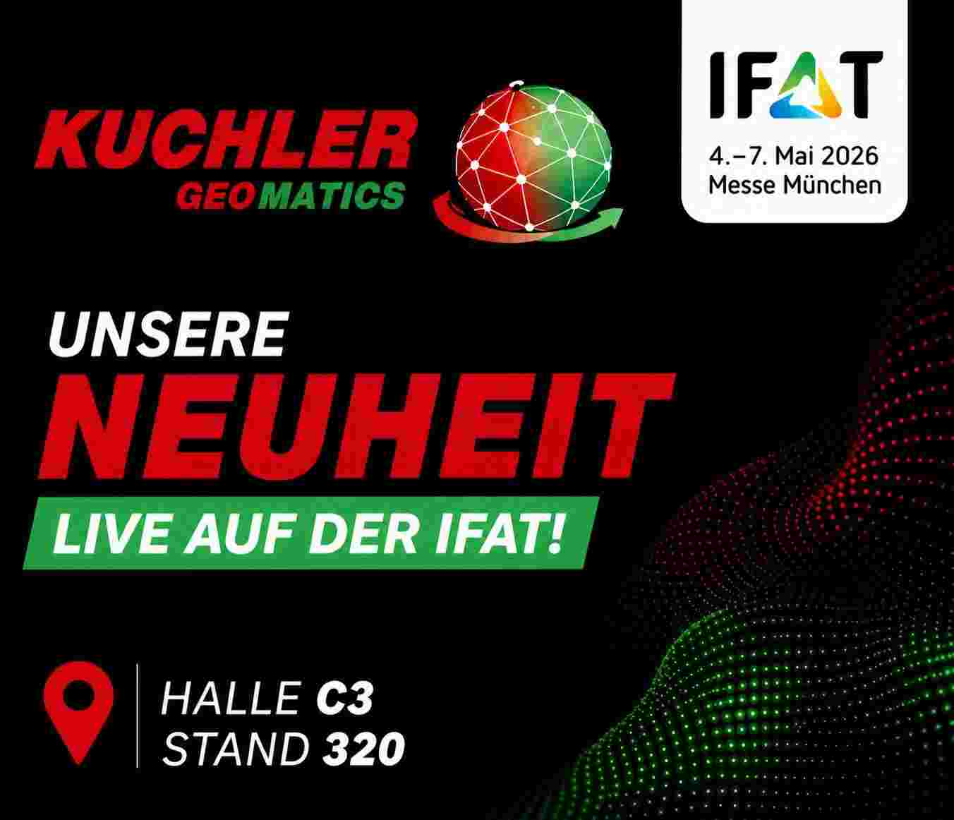 Kuchler GmbH Geomatics ist auf der IFAT 2026