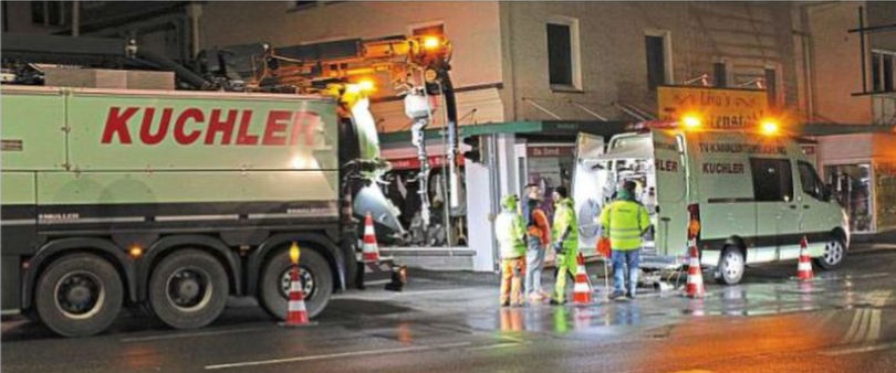 Mit einer Kamera auf Rollen geht es ins Kanalsystem 